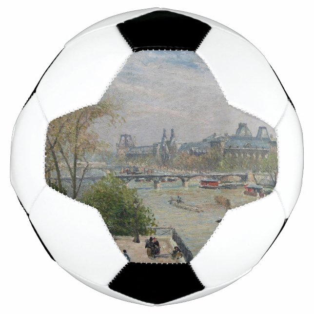 Louvre, Spring Camille Pissarro Fußball (Vorderseite)