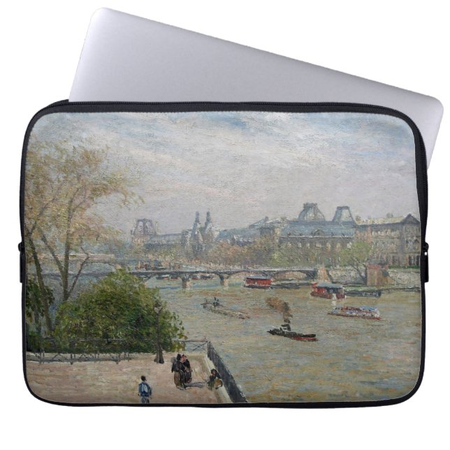 Louvre, Spring Camille Pissarro Laptopschutzhülle (Vorderseite)