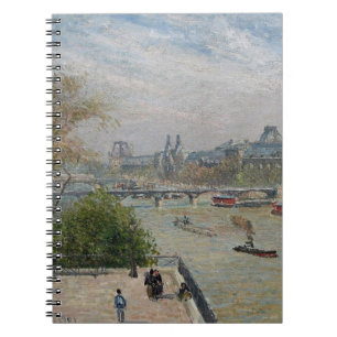 Louvre, Spring Camille Pissarro Notizblock