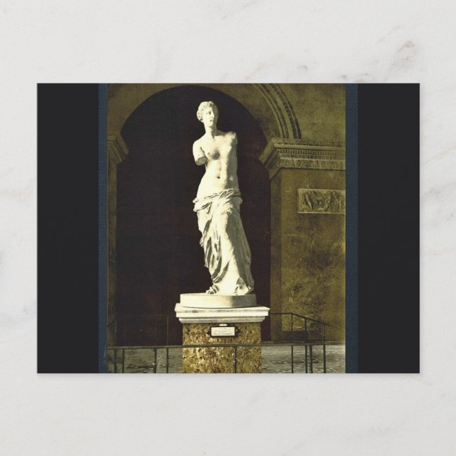 Louvre, Venus de Milo, Paris, Frankreich Postkarte (Vorderseite)