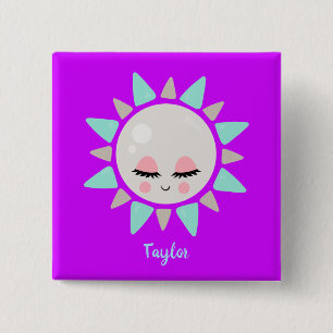 Lovable Kawaii Sunshine Button