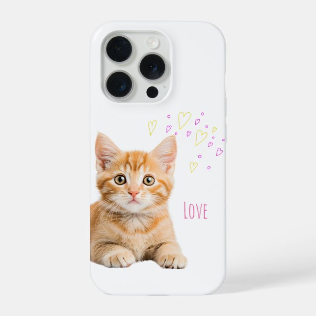 Loveかわいい猫ちゃん♡ iPhone Hülle (Rückseite)