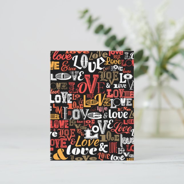 Love 2 postkarte (Stehend Vorderseite)