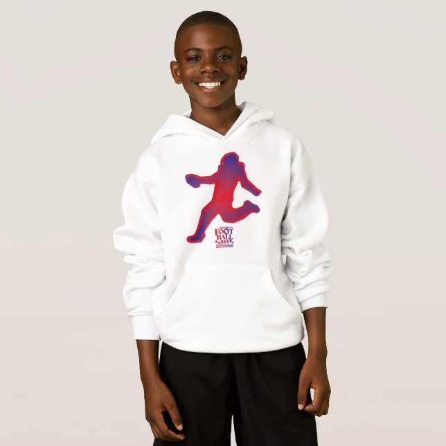 LOVE AMERICAN FOOTBALL BY MASANSER PIXELAT HOODIE (Vorne ganz)