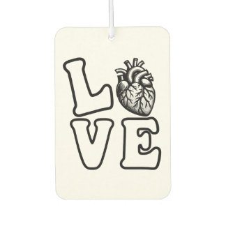 LOVE Anatomical Human Heart Air Freshener Autolufterfrischer