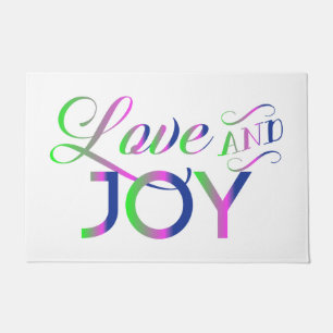 Love And Joy Colorful Fußmatte