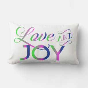 Love And Joy Colorful Lendenkissen