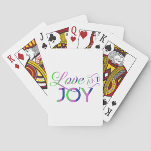 Love And Joy Colorful Spielkarten