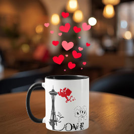 Love and Monument Personalized Mug Tasse