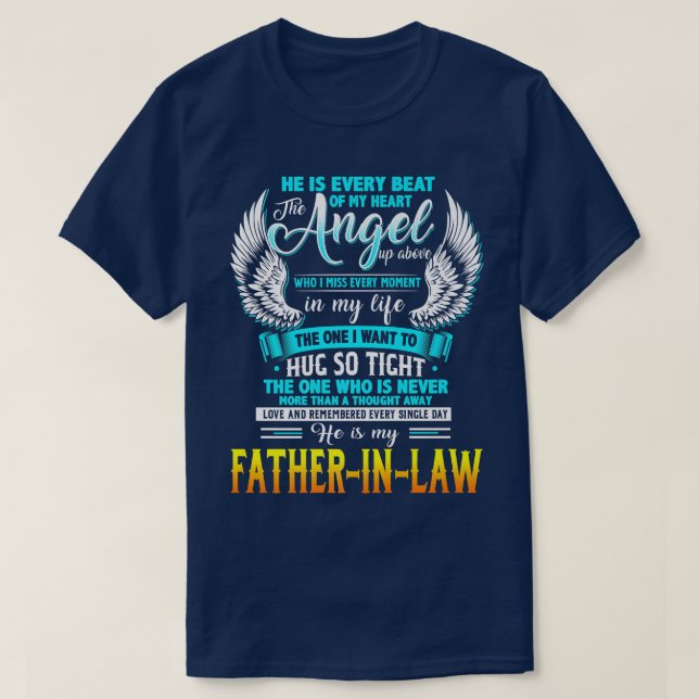 Love And Remembered Every Single Day He Is My Fath T-Shirt (Design vorne)