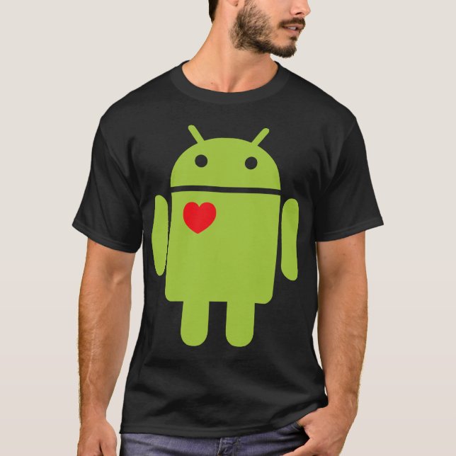 Love Android T-Shirt (Vorderseite)
