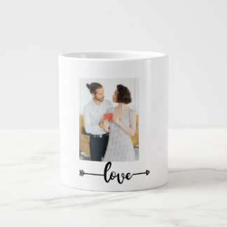 Love Arrow Couple Mug – Romantic Gift Jumbo-Tasse