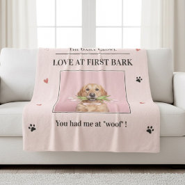 Love at First Bark Personalized Dog Sherpadecke