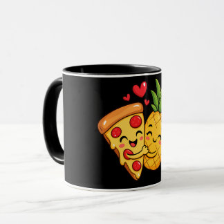 Love at First Slice - Pizza Meets Pineapple Tasse