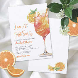 Love At First Spritz Bridal Shower Einladung