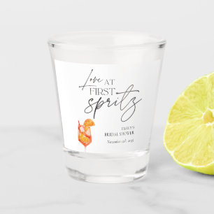 Love at First Spritz-Junggesellinnenabschied Schnapsglas