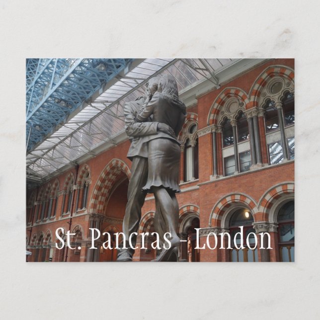 Love at St. Pancras - London Postkarte (Vorderseite)