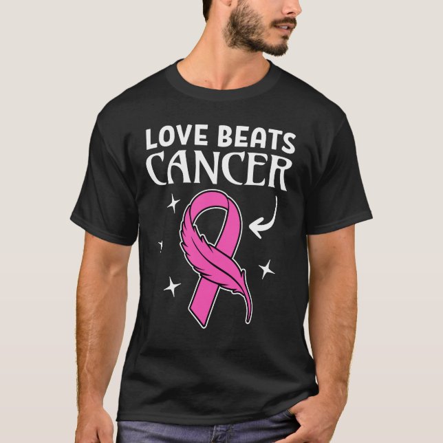 Love Beats Cancer T-Shirt (Vorderseite)