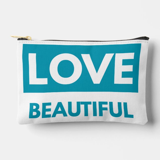Love beautiful zubehörtasche (Vorderseite)
