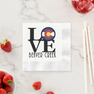 LOVE Beaver Creek CO Serviette