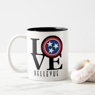 LOVE Bellevue Tennessee 11oz Zweifarbige Tasse