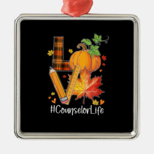 LOVE Berater Leben Herbstlaub Herbstsaison-Pumpe Ornament Aus Metall