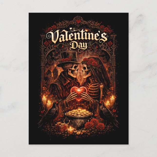 Love Beyond the Grave Postkarte (Vorderseite)