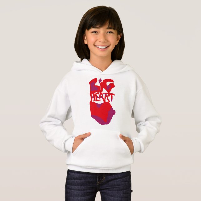 Love.Big heart/Corazon Grande love by Masanser pix Hoodie (Vorne ganz)
