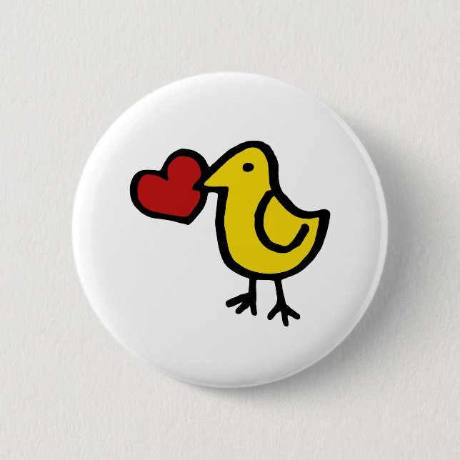Love Bird Button (Vorderseite)