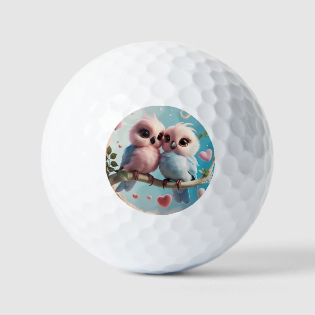 Love Bird Golfball (Vorderseite)