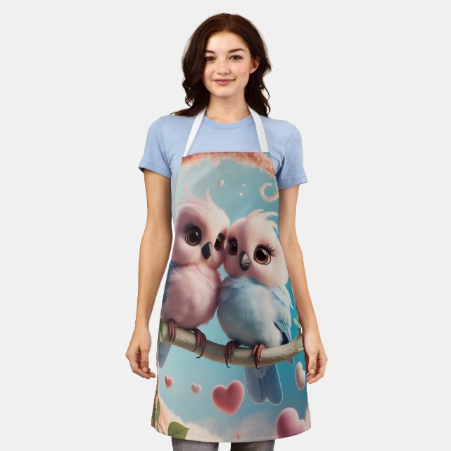 Love Bird Schürze (Getragen)