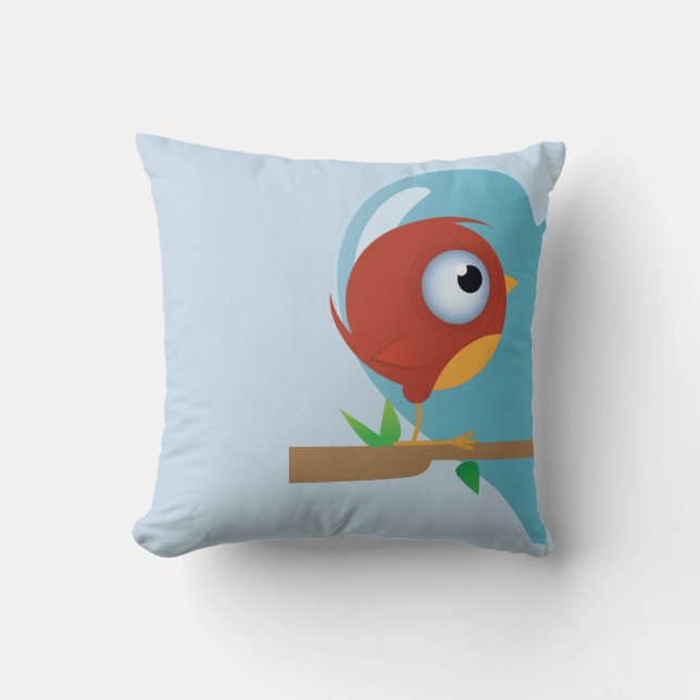 Love Birds 1 Pillow Kissen (Vorderseite)