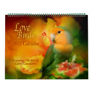 Love Birds Art Calendar 2012 Kalender