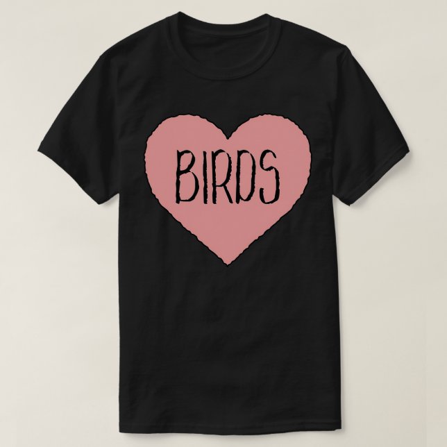 Love Birds Birds Vods Valentine T-Shirt (Design vorne)