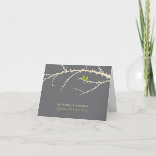 Love Birds Custom Danke Card (Limon)