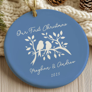 Love Birds First Christmas Ornament