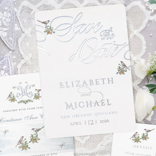 Love Birds Foil Save the Date Folieneinladung