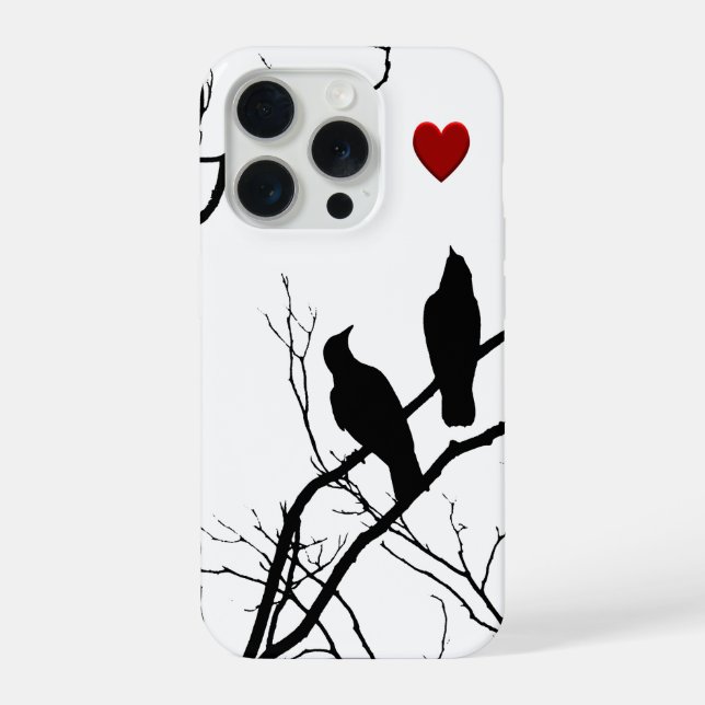 Love Birds Iphone Case Hülle (Rückseite)