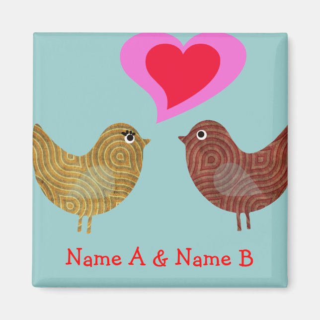 Love Birds Magnet (Vorne)