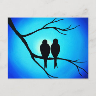 Love Birds Postkarte