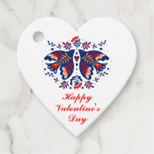 Love Birds Skandinavien Folk Art Valentine's Day Geschenkanhänger
