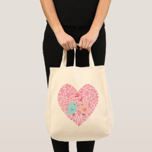 Love Birds Tote Bag Tragetasche
