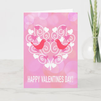 Love Birds Valentines Day Card Feiertagskarte