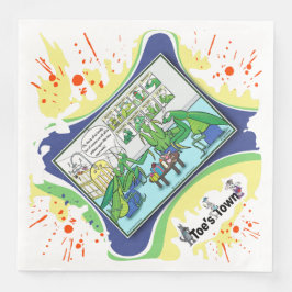 Love Bites… Literally | Dry Logic Humor Dinner Serviette