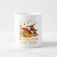 Love Boxer im Herbst Süße Tier Lover Geschenk
