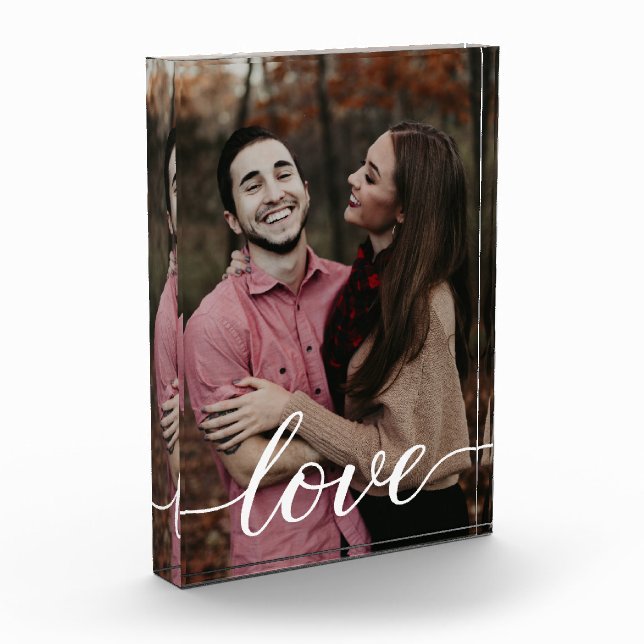 Love Boyfriend Girlfriend Custom Vertical Photo Fotoblock (Links)