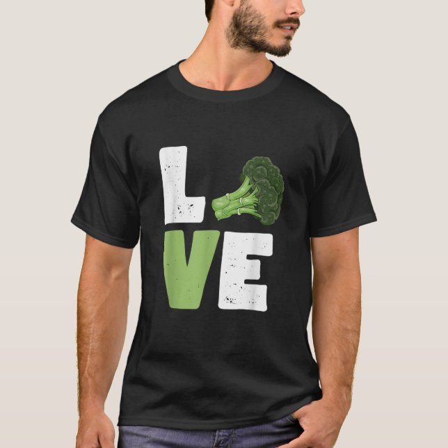 Love broccoli women broccoli Lovers for men and gi T-Shirt (Vorderseite)