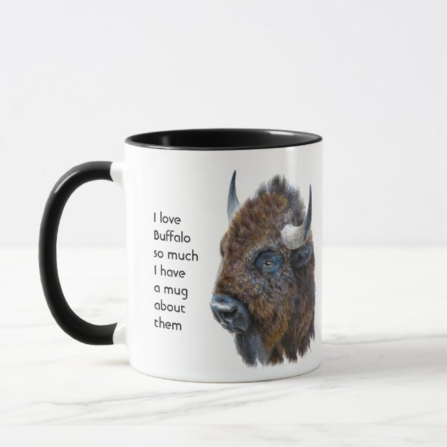 Love Buffalo So Much Fun Quote Saying Mug Tasse (Links)