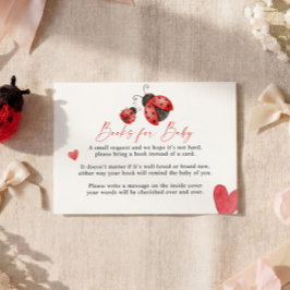 Love Bug Books for Baby Card Begleitkarte