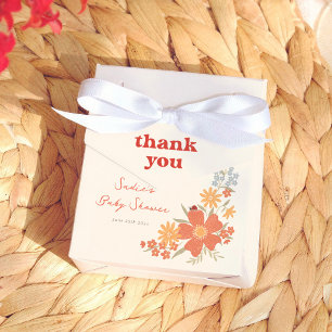 Love Bug Girl Retro Baby Shower Dankeschön Geschenkschachtel